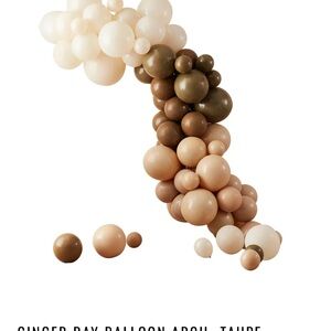 Taupe and Cream Balloon Arch